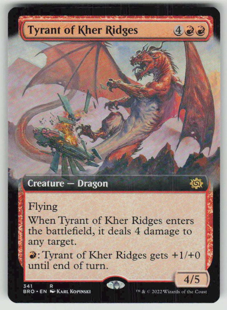2022 The Brothers' War 341 Tyrant of Kher Ridges