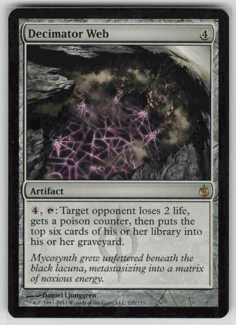 2011 Mirrodin Besieged 105 Decimator Web