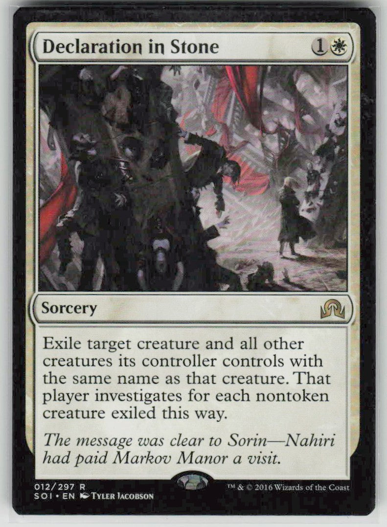 2016 Shadows over Innistrad 12 Declaration in Stone