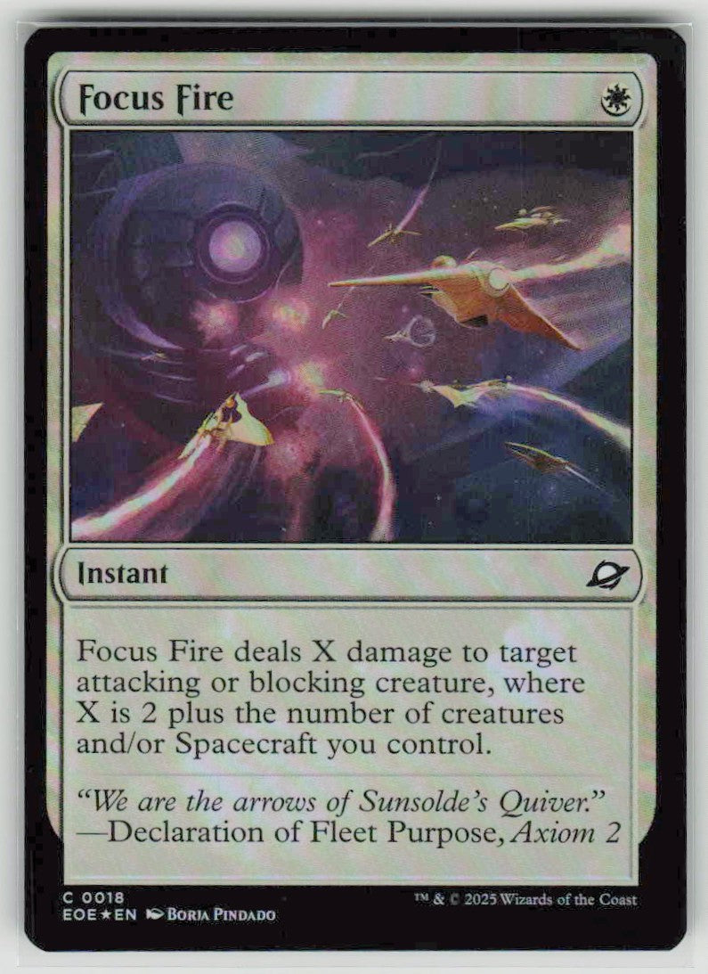 2025 Edge of Eternities 18 Focus Fire