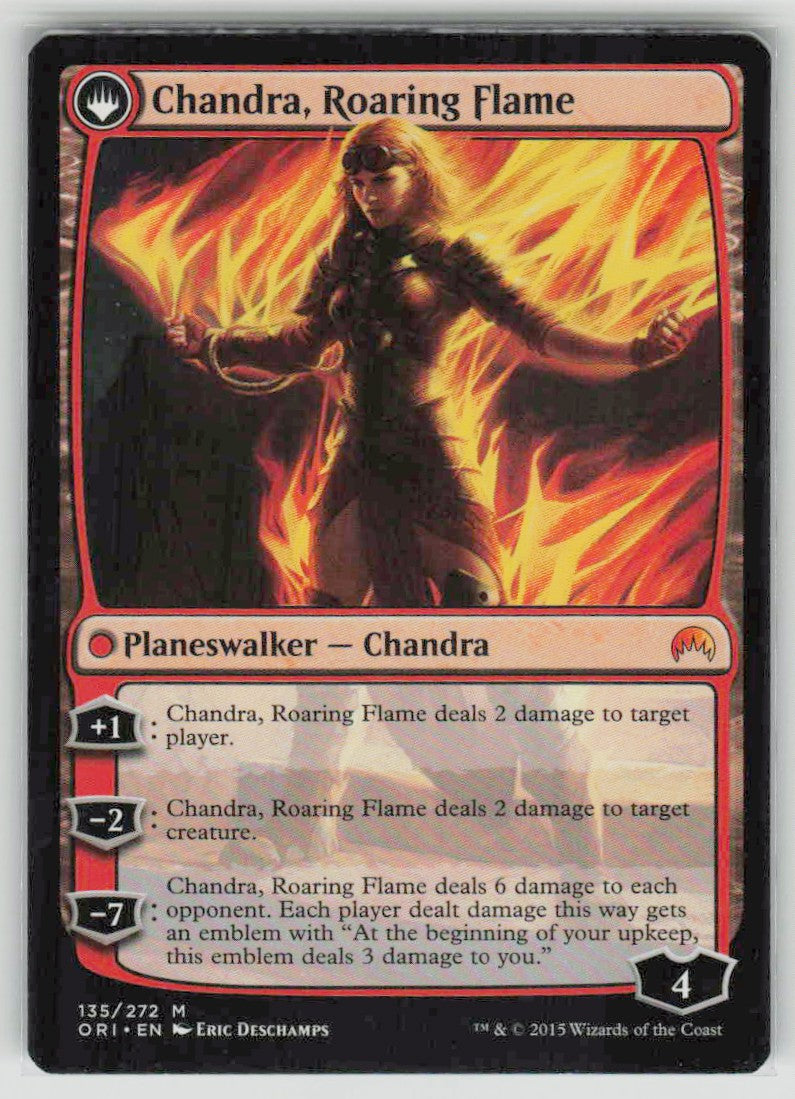 2015 Magic Origins 135 Chandra, Fire of Kaladesh // Chandra, Roaring Flame
