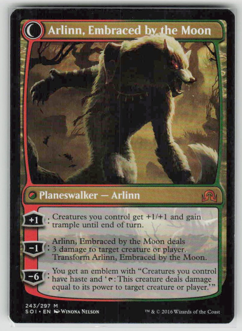 2016 Shadows over Innistrad 243 Arlinn Kord // Arlinn, Embraced by the Moon