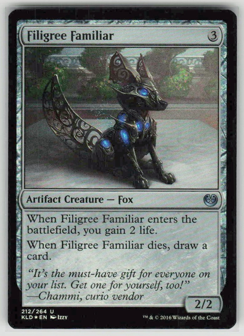 2016 Kaladesh 212 Filigree Familiar