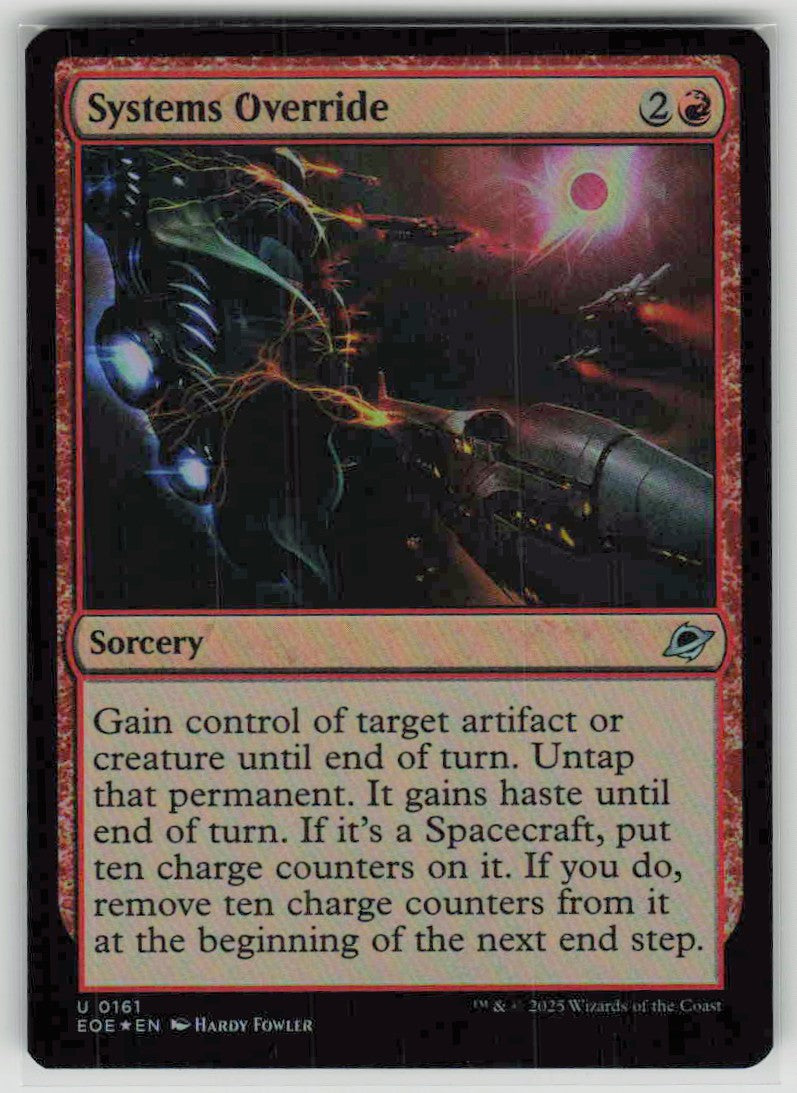 2025 Edge of Eternities 161 Systems Override