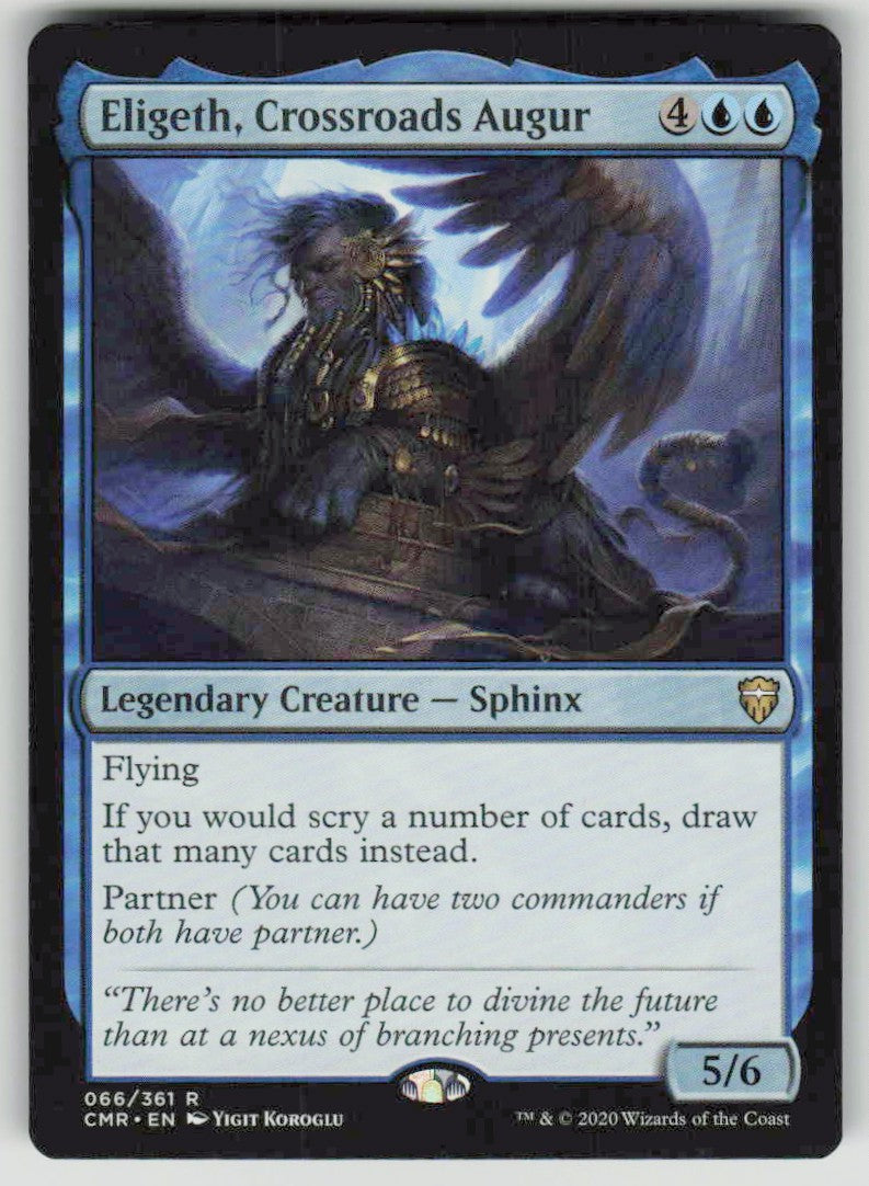 2020 Commander Legends 66 Eligeth, Crossroads Augur