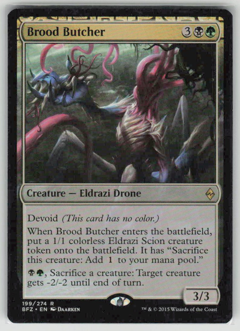 2015 Battle for Zendikar 199 Brood Butcher