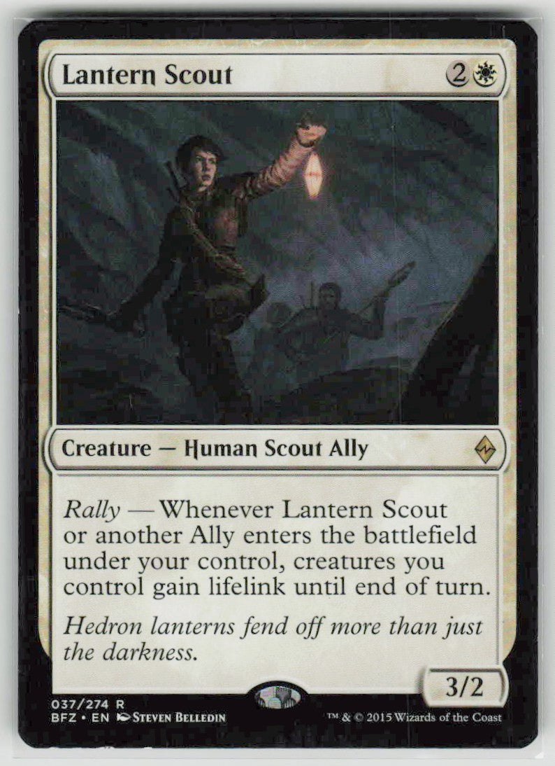 2015 Battle for Zendikar 37 Lantern Scout