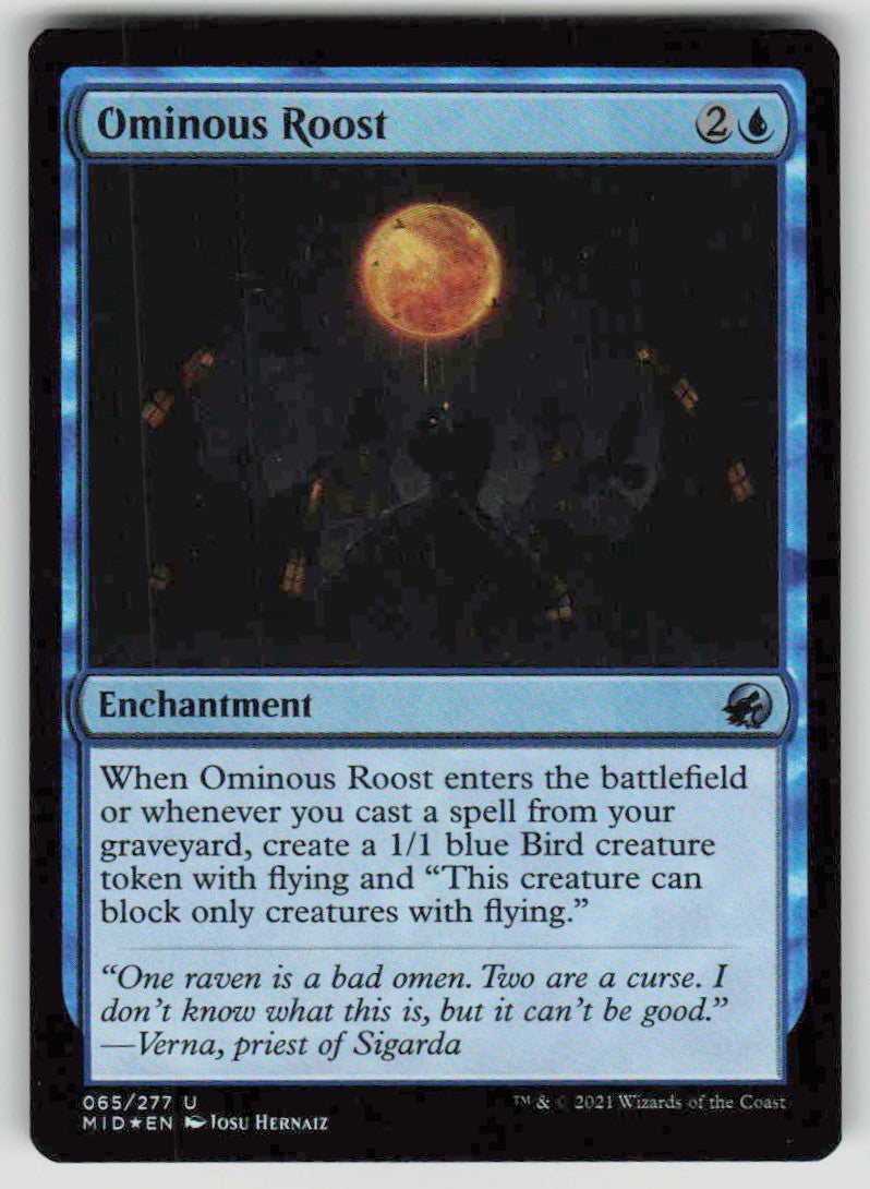 2021 Innistrad: Midnight Hunt 65 Ominous Roost