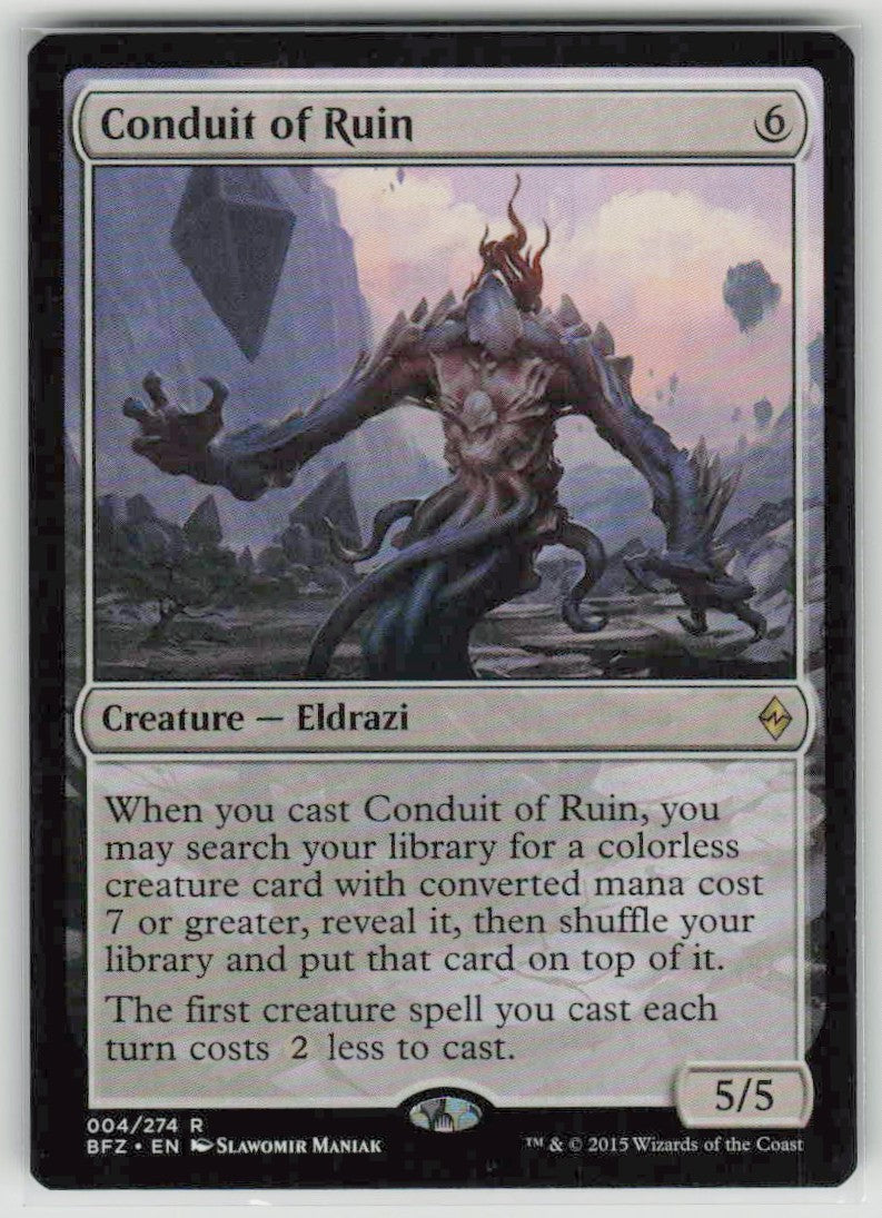 2015 Battle for Zendikar 4 Conduit of Ruin
