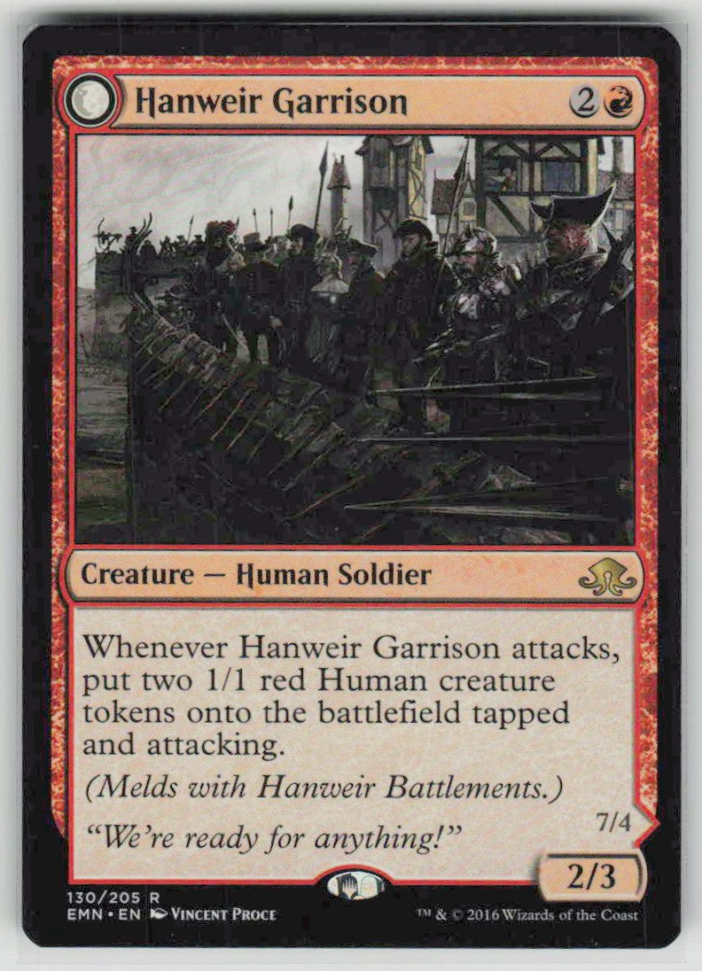 2016 Eldritch Moon 130a Hanweir Garrison