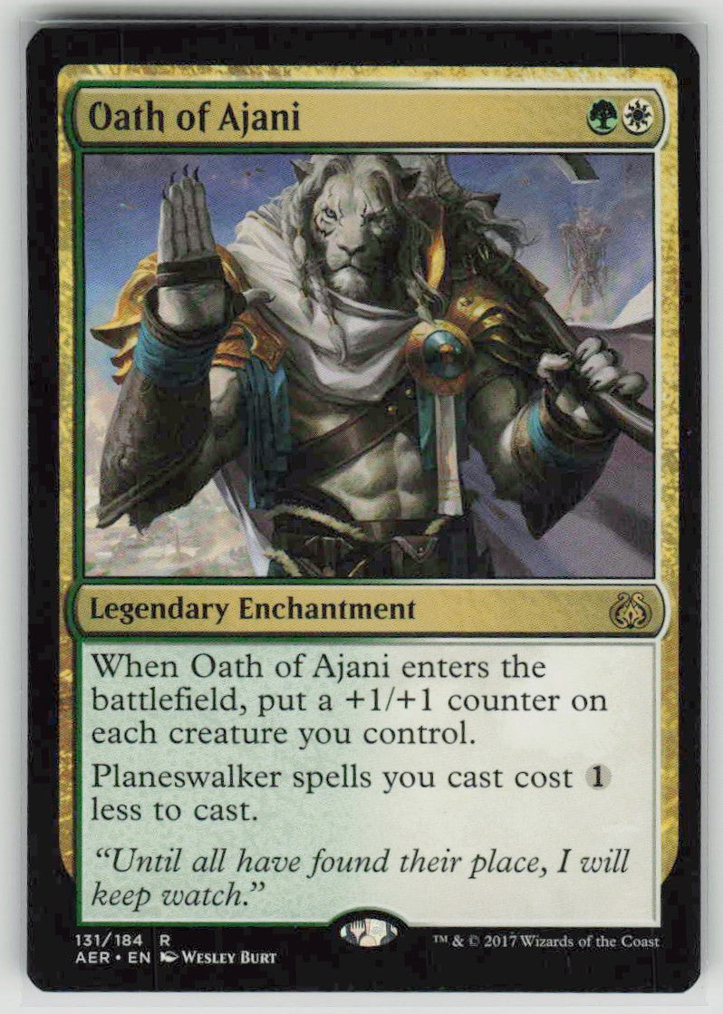 2017 Aether Revolt 131 Oath of Ajani