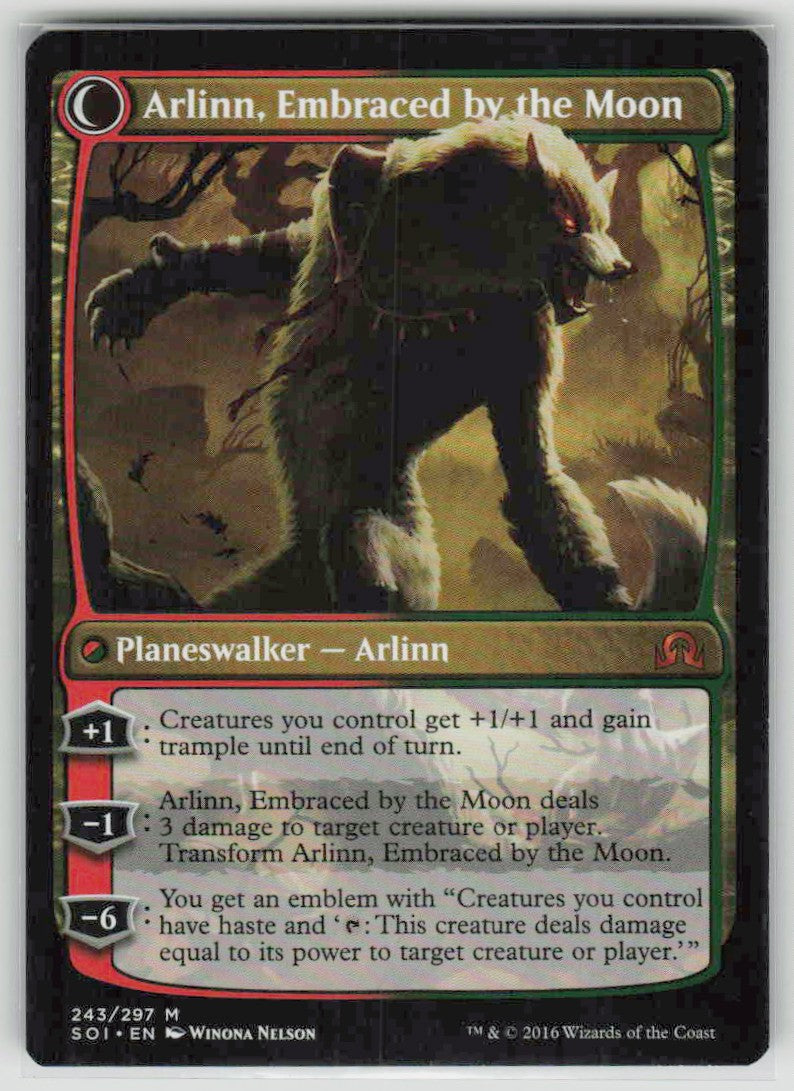 2016 Shadows over Innistrad 243 Arlinn Kord // Arlinn, Embraced by the Moon