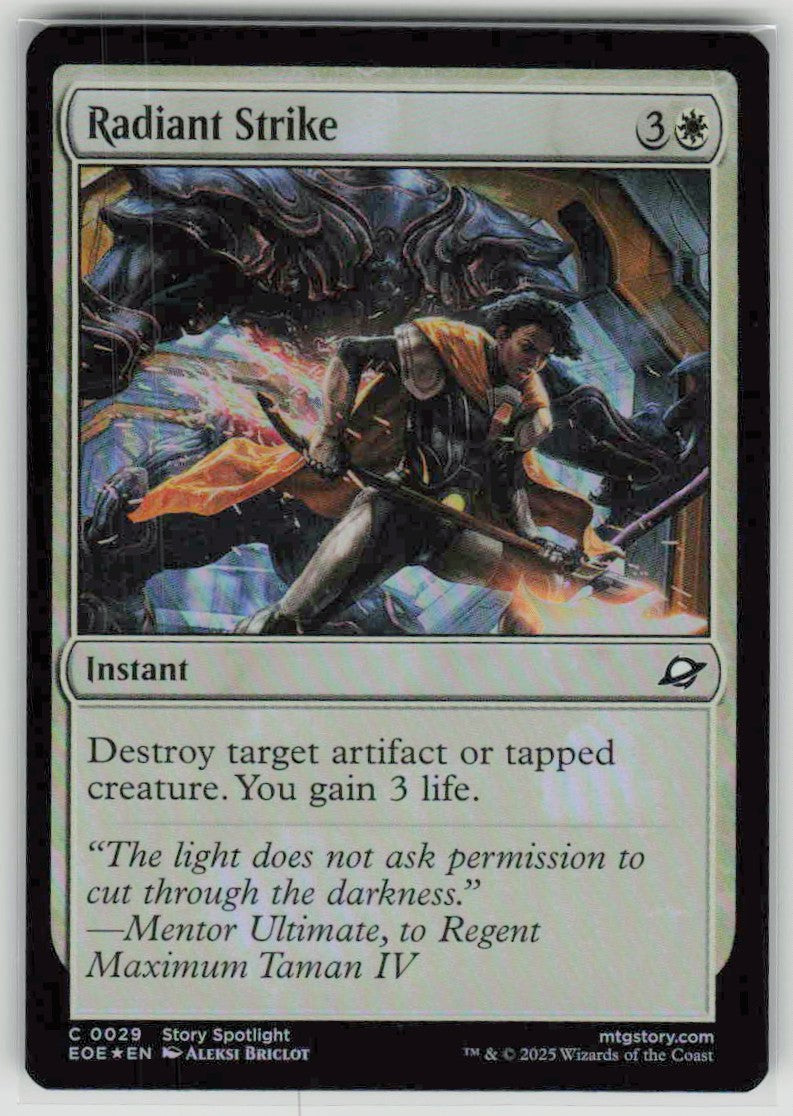 2025 Edge of Eternities 29 Radiant Strike