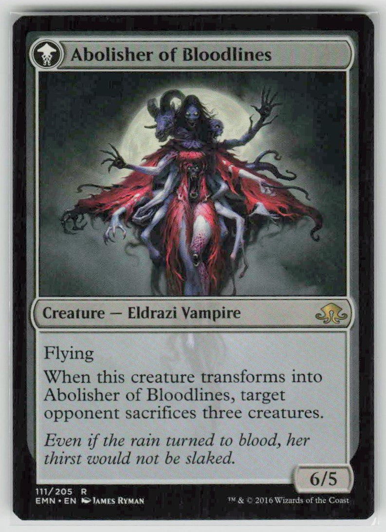 2016 Eldritch Moon 111 Voldaren Pariah // Abolisher of Bloodlines