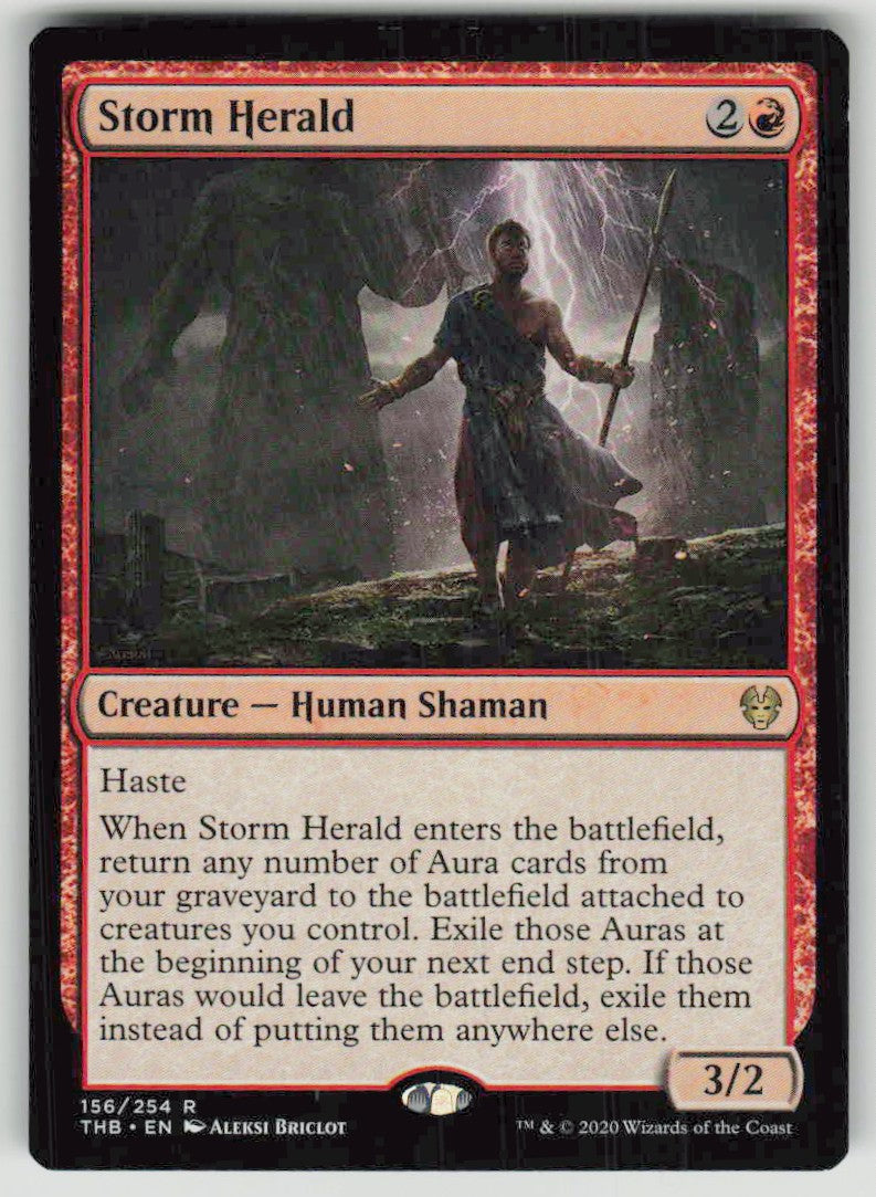 2020 Theros Beyond Death 156 Storm Herald