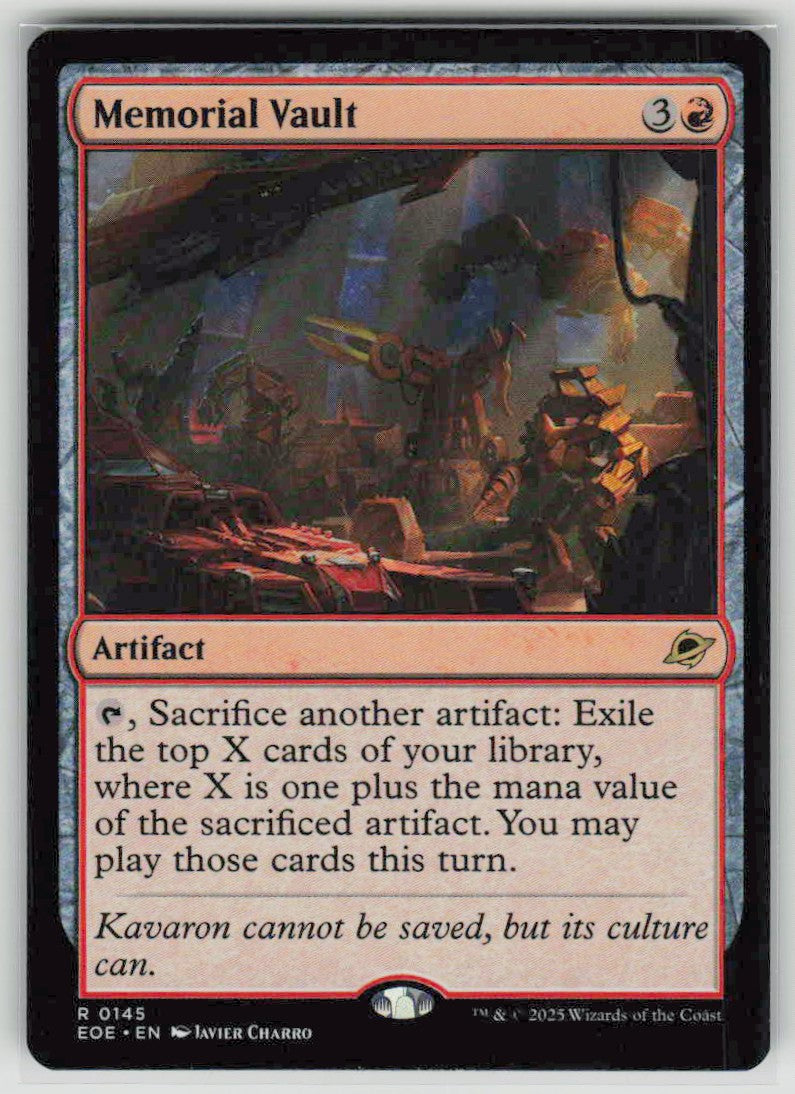 2025 Edge of Eternities 145 Memorial Vault