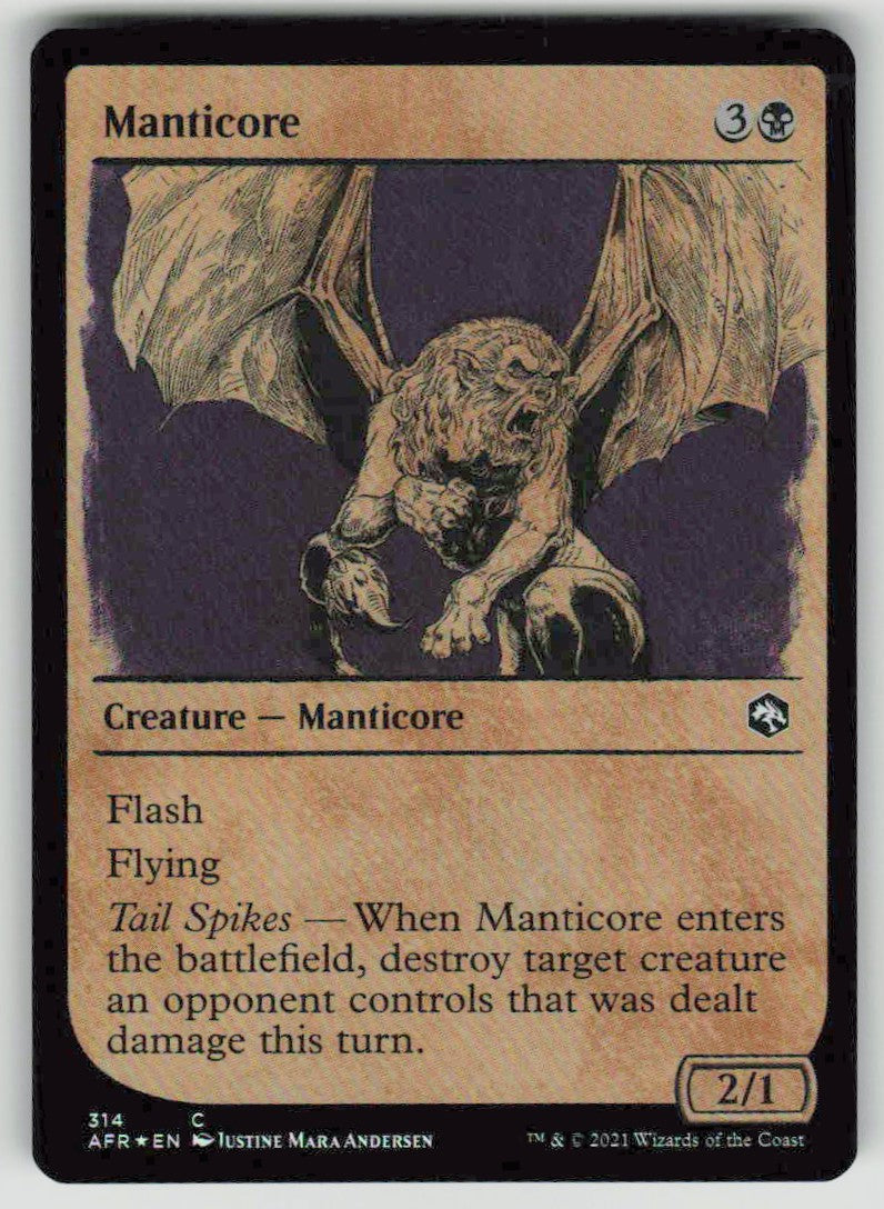 2021 Adventures in the Forgotten Realms 314 Manticore