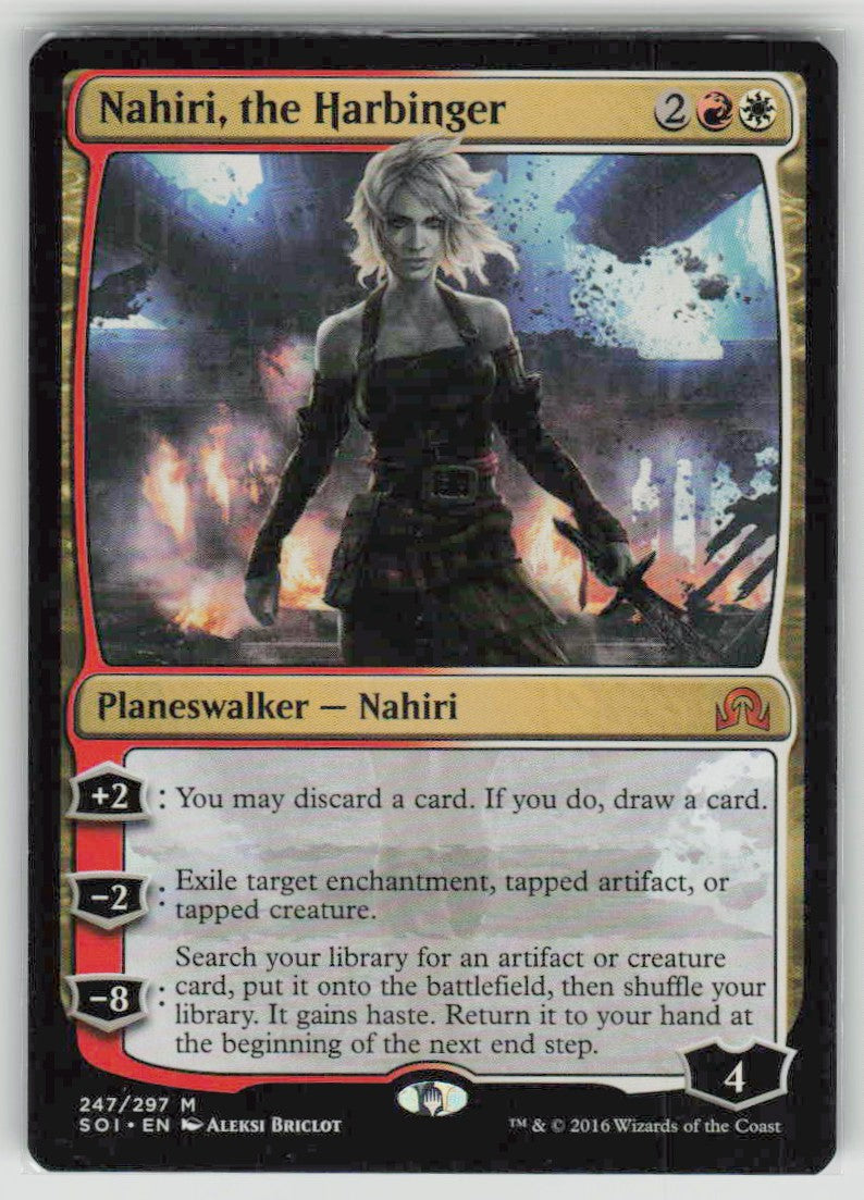 2016 Shadows over Innistrad 247 Nahiri, the Harbinger