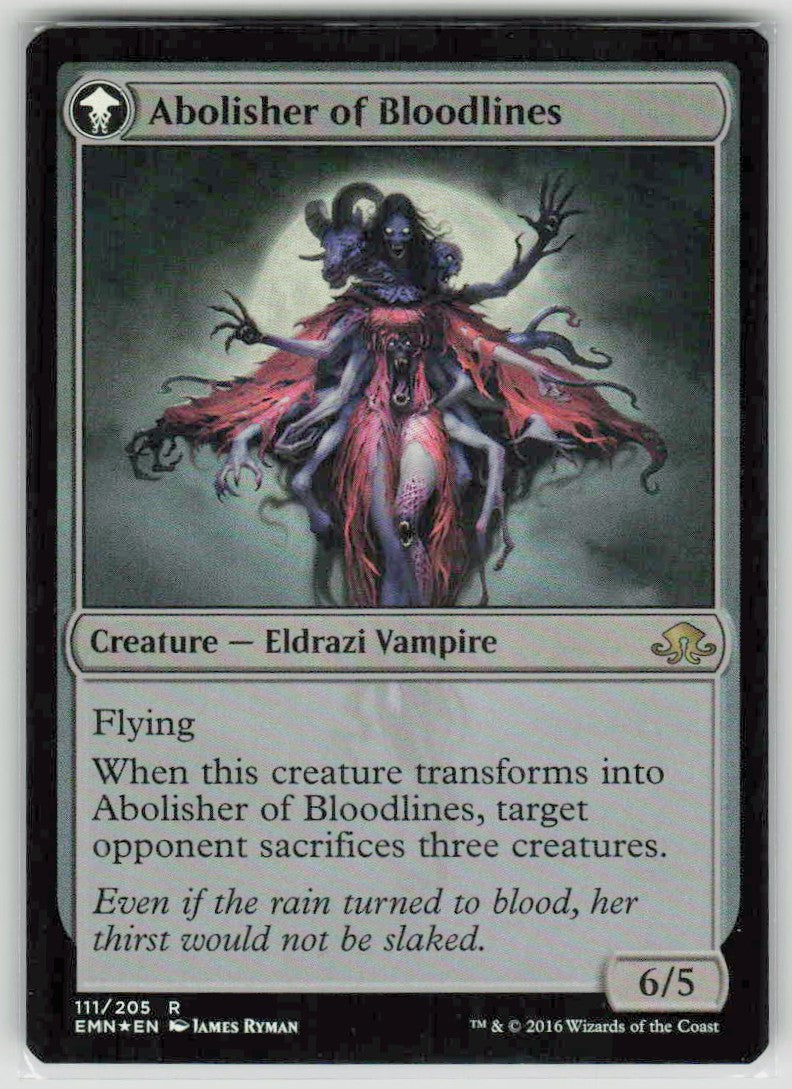 2016 Eldritch Moon 111 Voldaren Pariah // Abolisher of Bloodlines