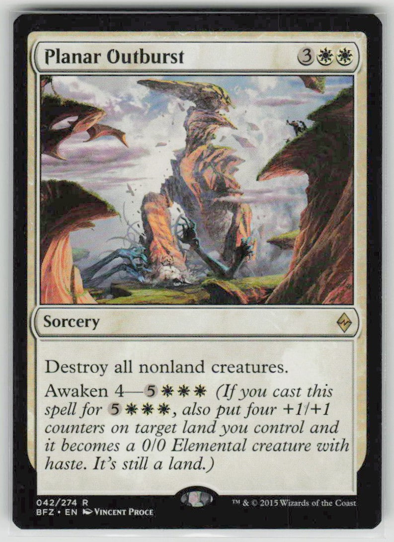 2015 Battle for Zendikar 42 Planar Outburst