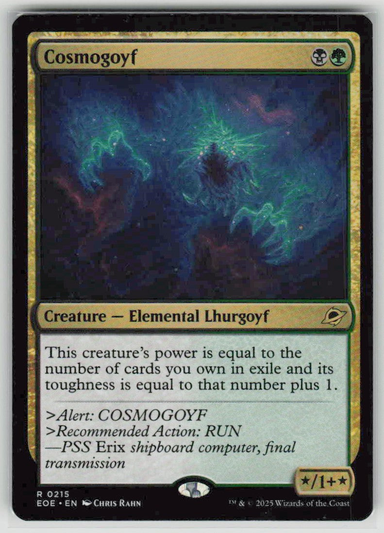 2025 Edge of Eternities 215 Cosmogoyf