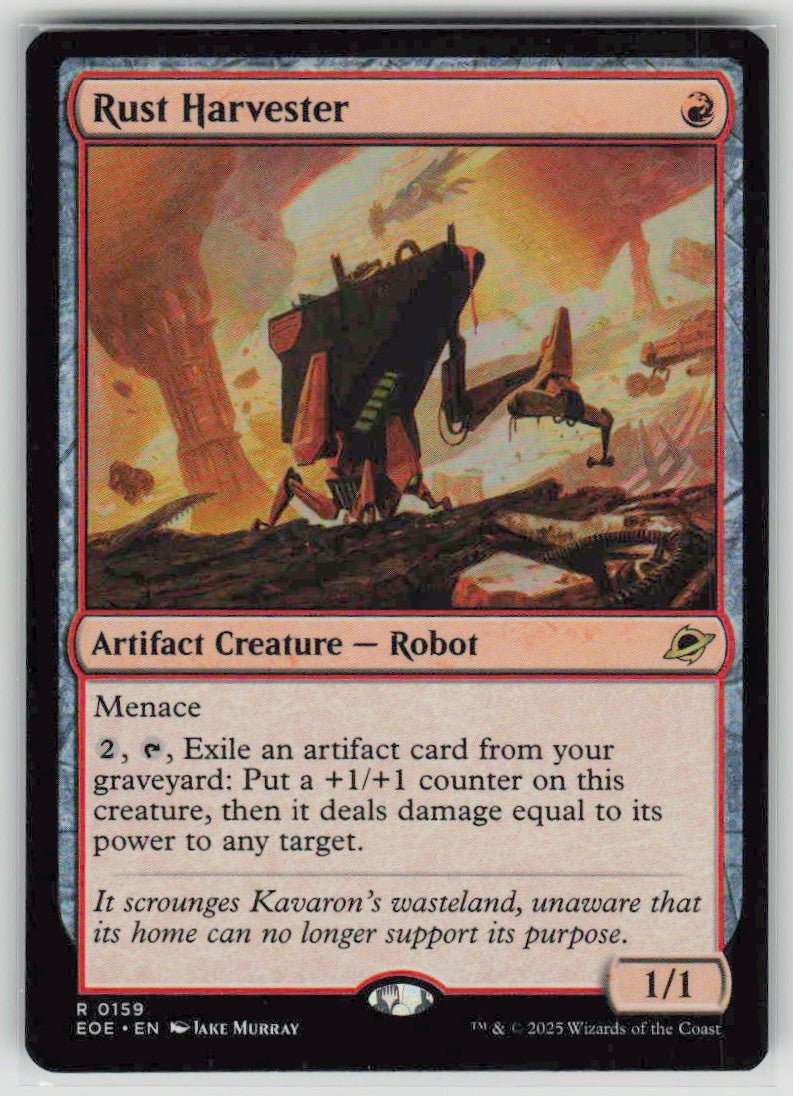 2025 Edge of Eternities 159 Rust Harvester