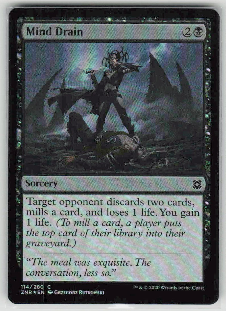 2020 Zendikar Rising 114 Mind Drain