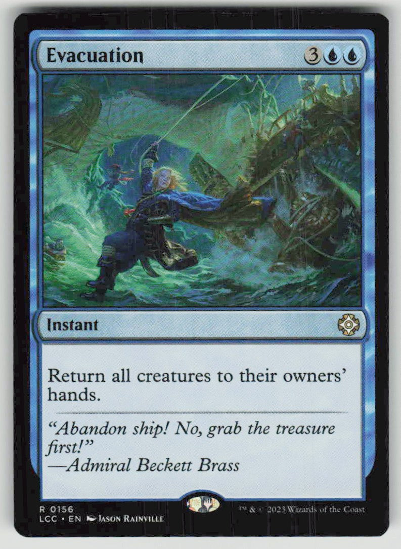 2023 The Lost Caverns of Ixalan Commander 156 Evacuation
