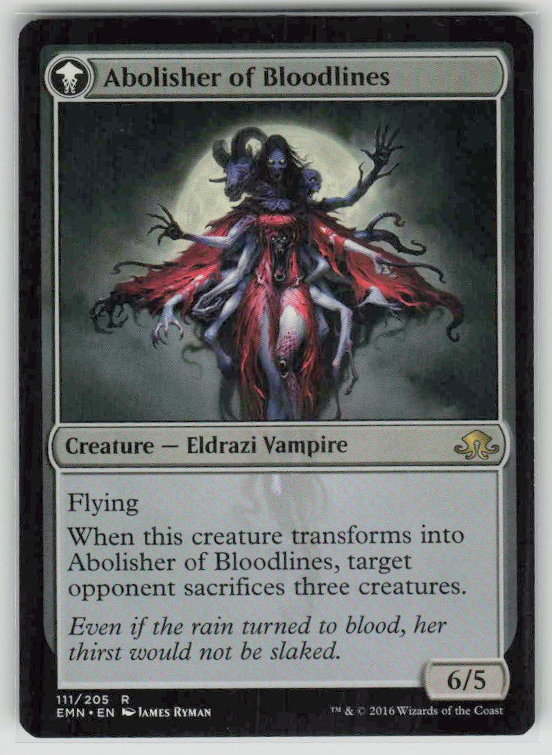 2016 Eldritch Moon 111 Voldaren Pariah // Abolisher of Bloodlines