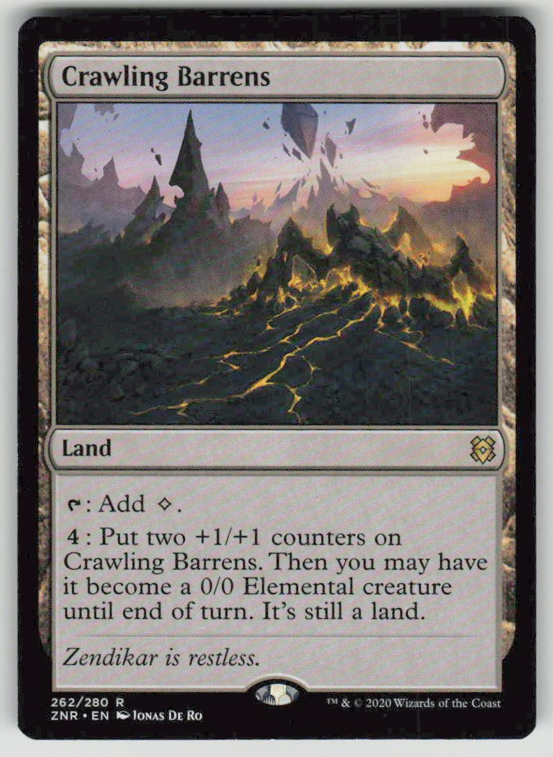 2020 Zendikar Rising 262 Crawling Barrens