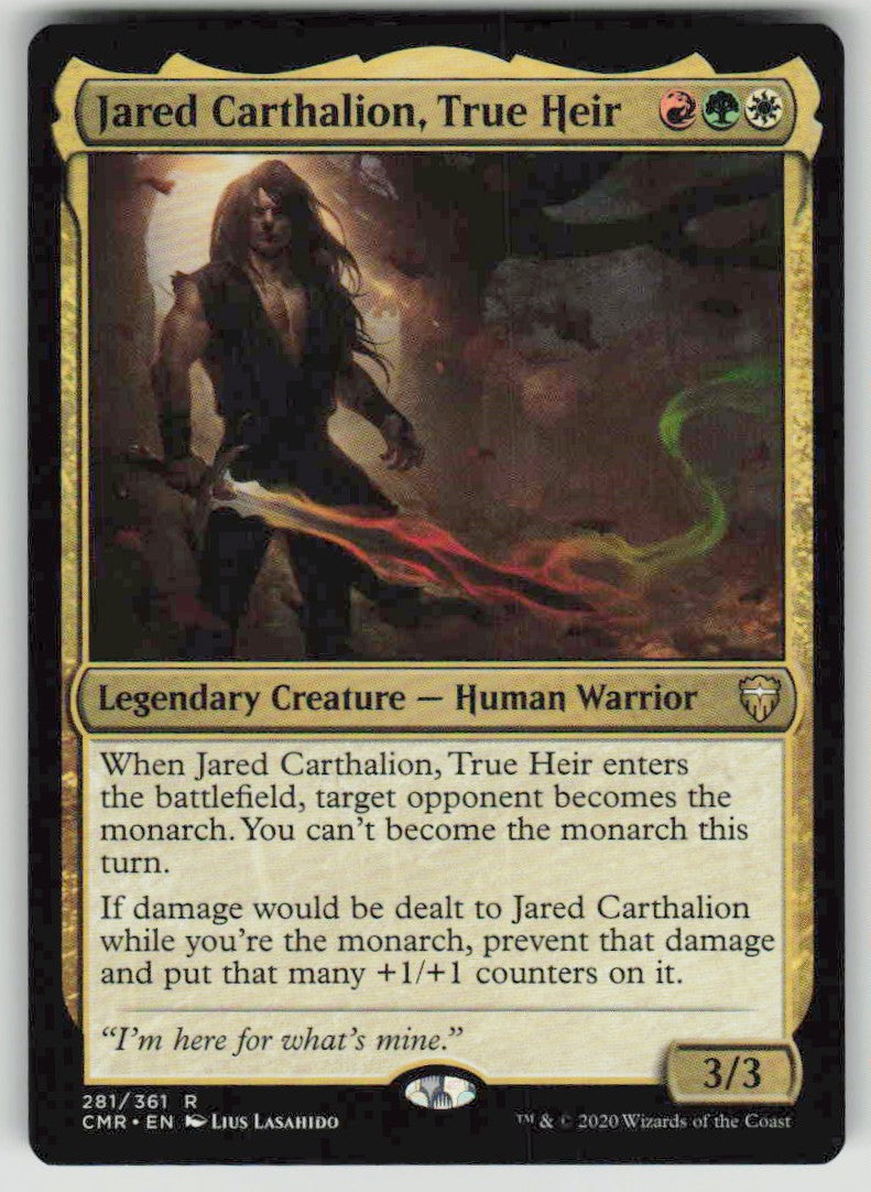 2020 Commander Legends 281 Jared Carthalion, True Heir