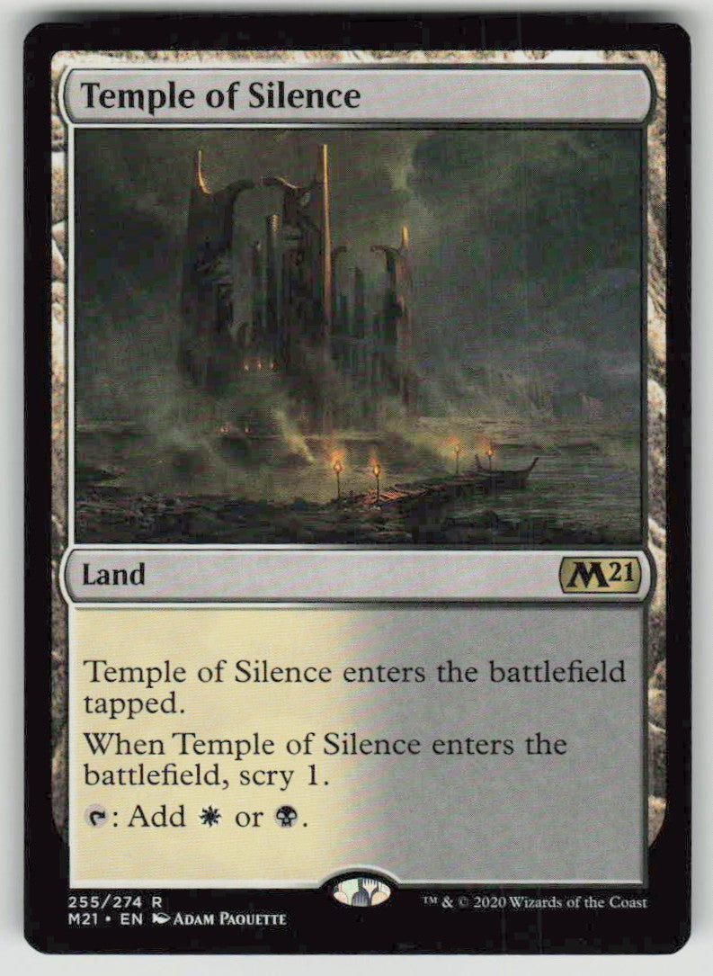 2020 Core Set 2021 255 Temple of Silence