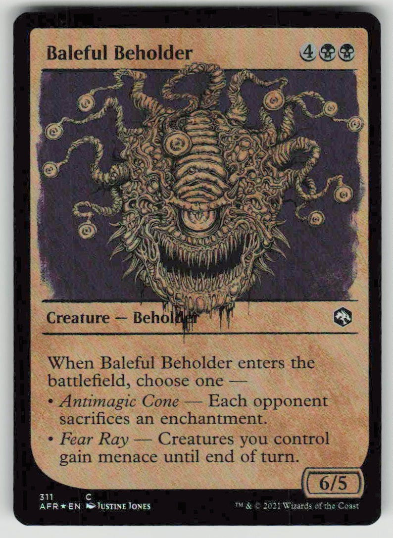 2021 Adventures in the Forgotten Realms 311 Baleful Beholder