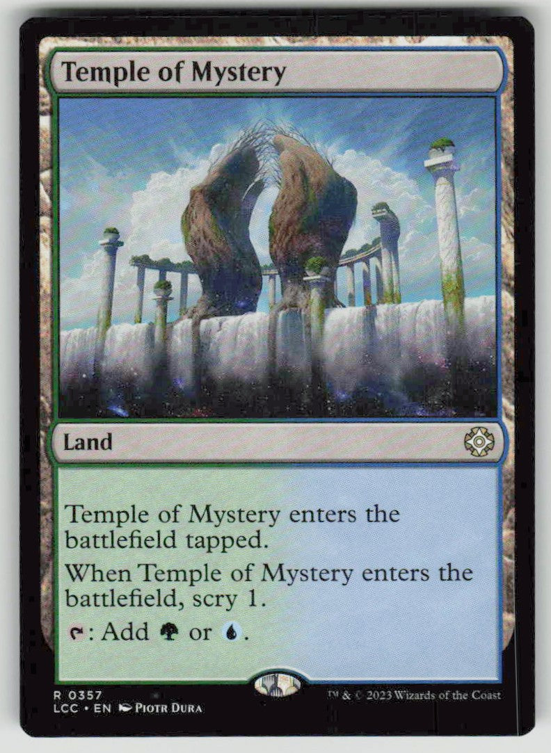 2023 The Lost Caverns of Ixalan Commander 357 Temple of Mystery