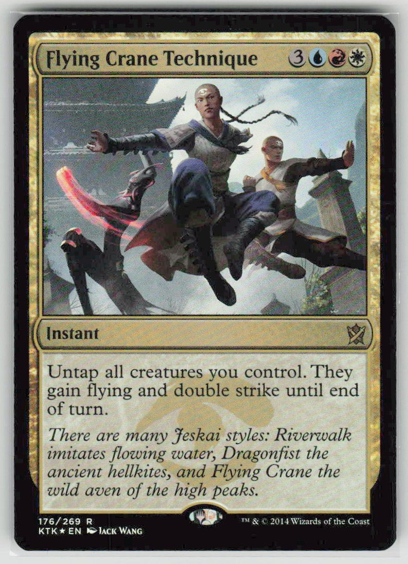 2014 Khans of Tarkir 176 Flying Crane Technique