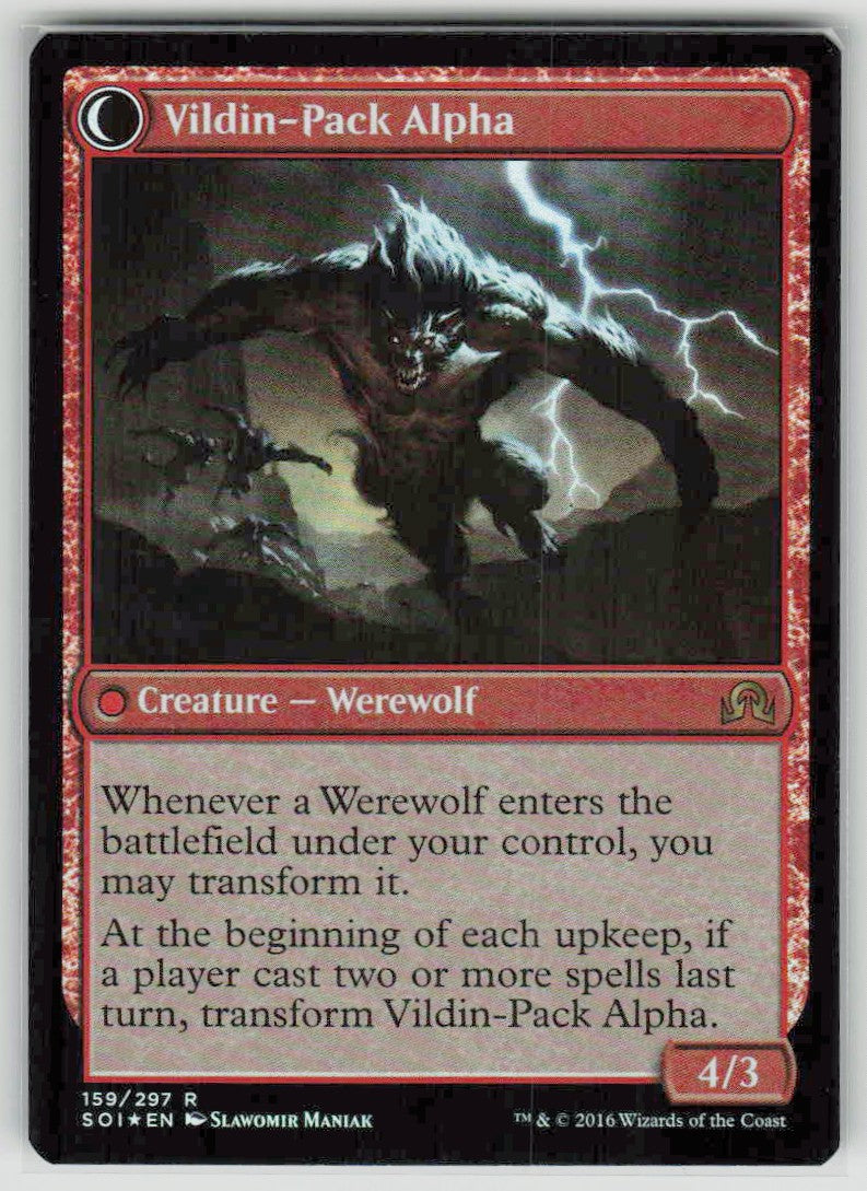 2016 Shadows over Innistrad 159 Geier Reach Bandit // Vildin-Pack Alpha