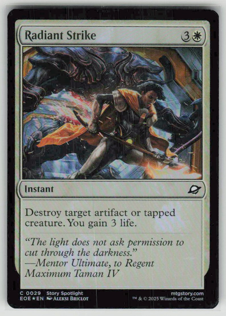 2025 Edge of Eternities 29 Radiant Strike