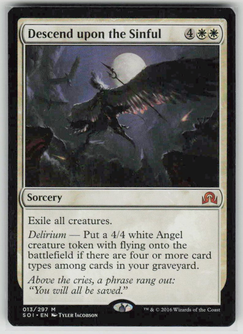 2016 Shadows over Innistrad 13 Descend upon the Sinful