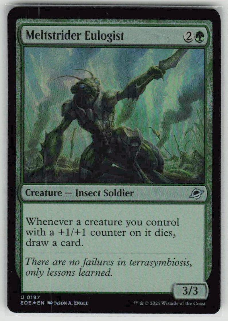2025 Edge of Eternities 197 Meltstrider Eulogist