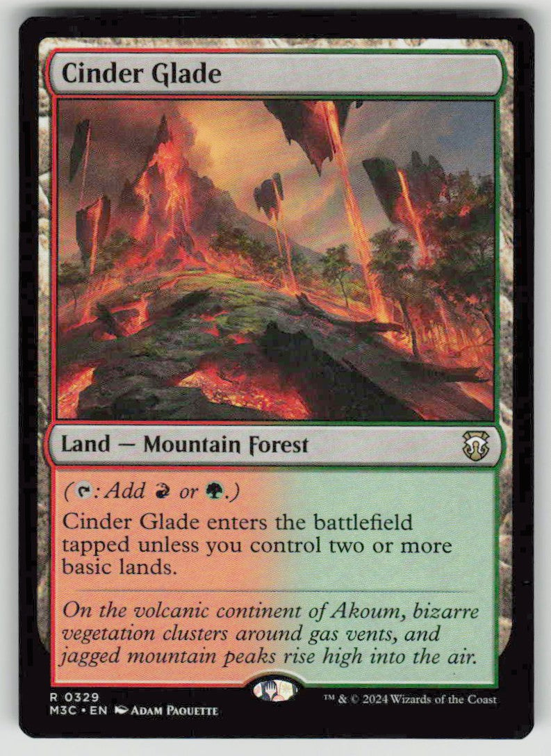 2024 Modern Horizons 3 Commander 329 Cinder Glade