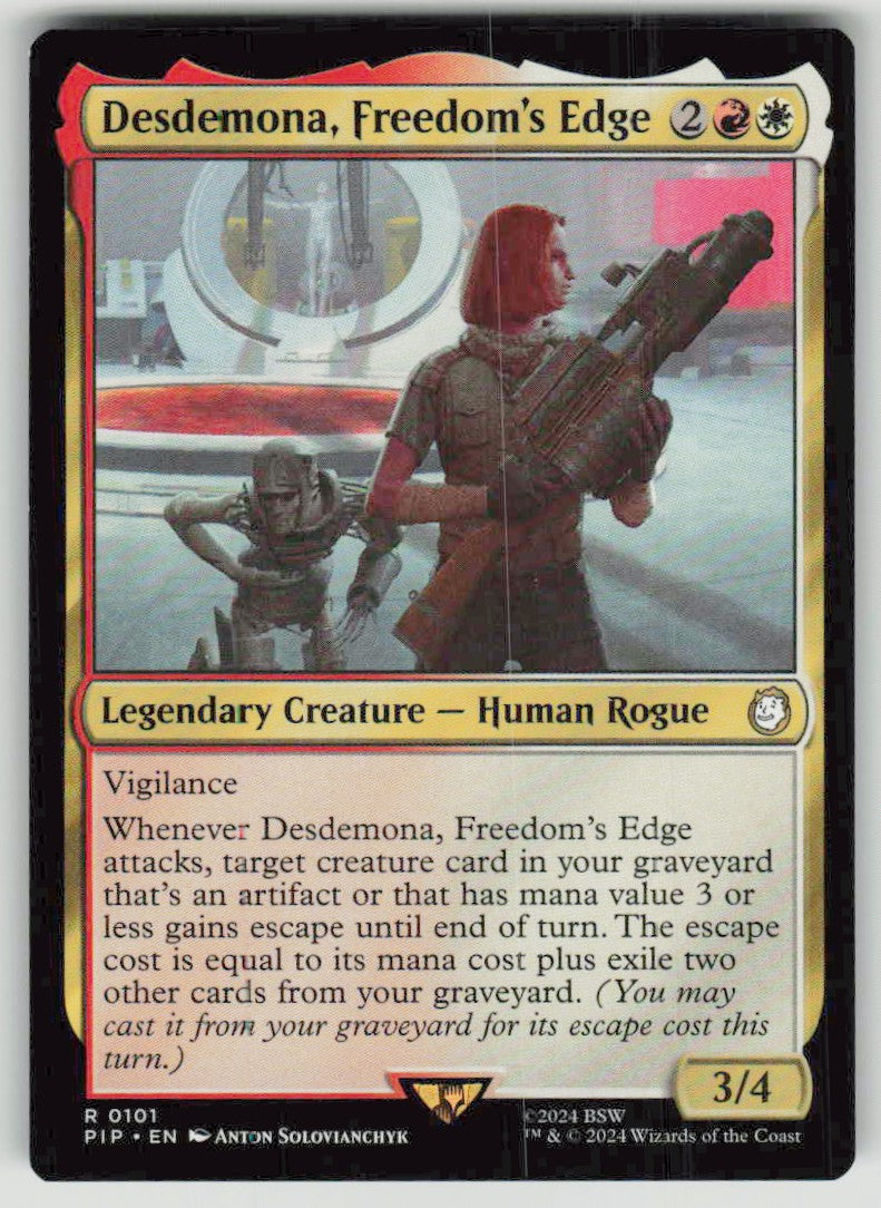 2024 Fallout 101 Desdemona, Freedom's Edge