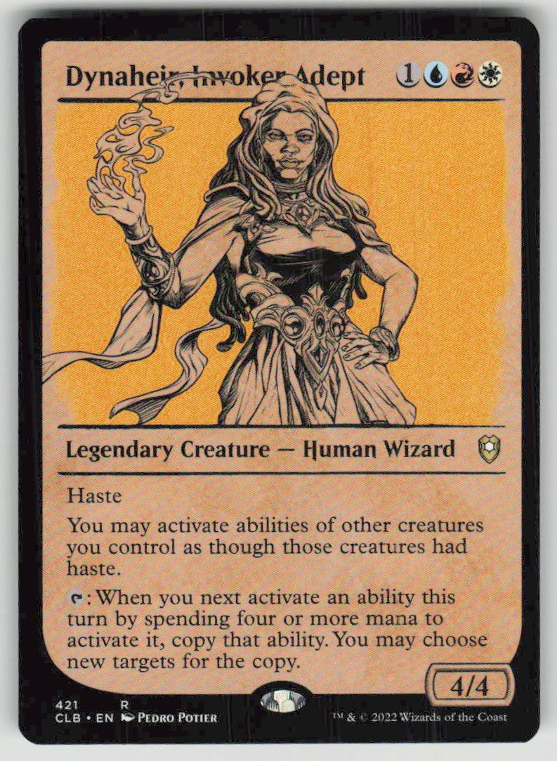 2022 Commander Legends: Battle for Baldur's Gate 421 Dynaheir, Invoker Adept