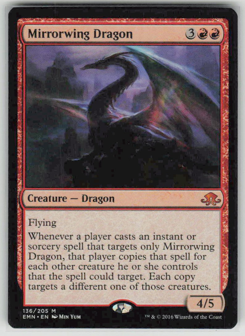 2016 Eldritch Moon 136 Mirrorwing Dragon