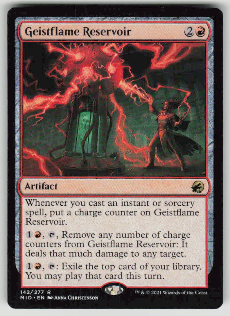 2021 Innistrad: Midnight Hunt 142 Geistflame Reservoir