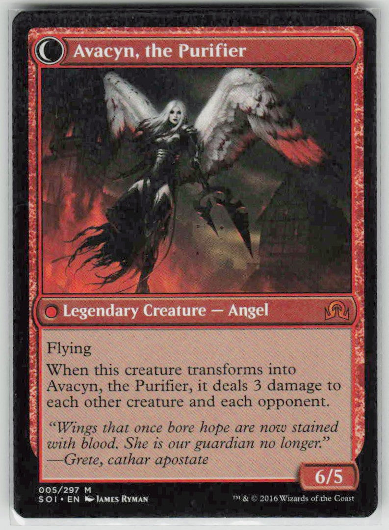 2016 Shadows over Innistrad 5 Archangel Avacyn // Avacyn, the Purifier