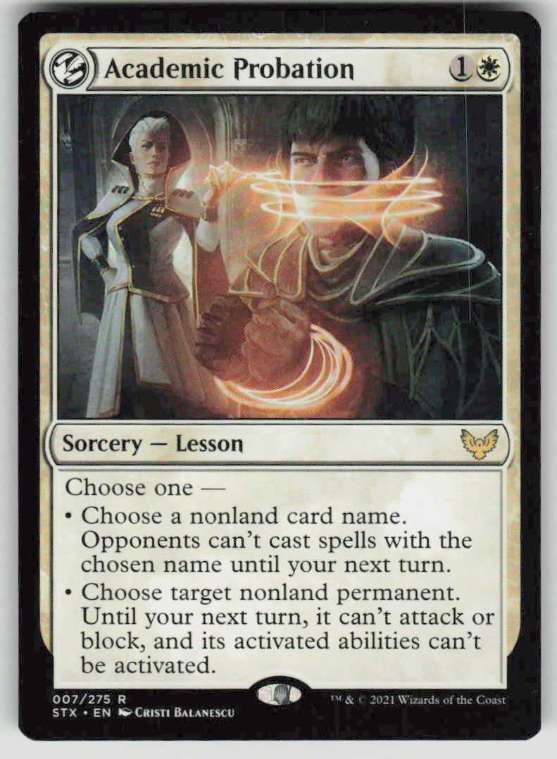 2021 Strixhaven: School of Mages 7 Academic Probation