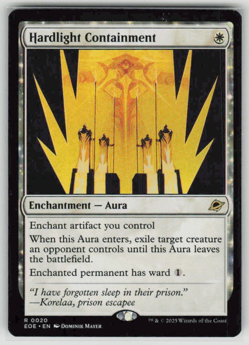 2025 Edge of Eternities 20 Hardlight Containment