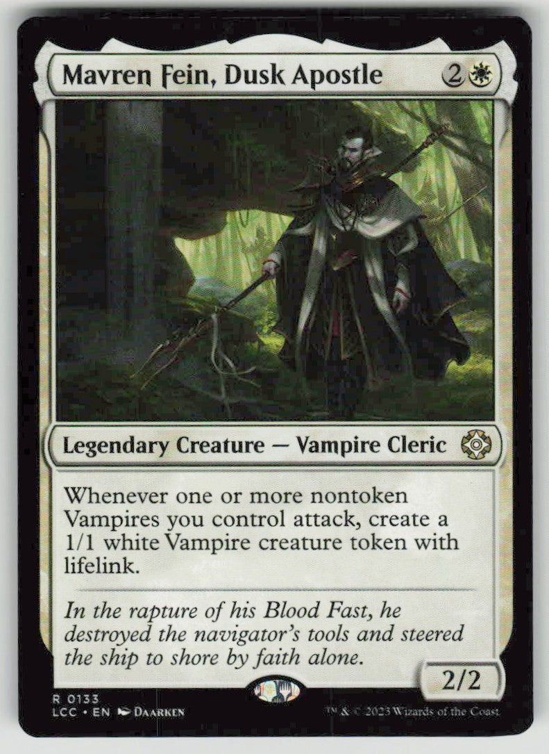 2023 The Lost Caverns of Ixalan Commander 133 Mavren Fein, Dusk Apostle