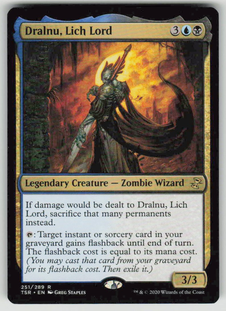 2021 Time Spiral Remastered 251 Dralnu, Lich Lord
