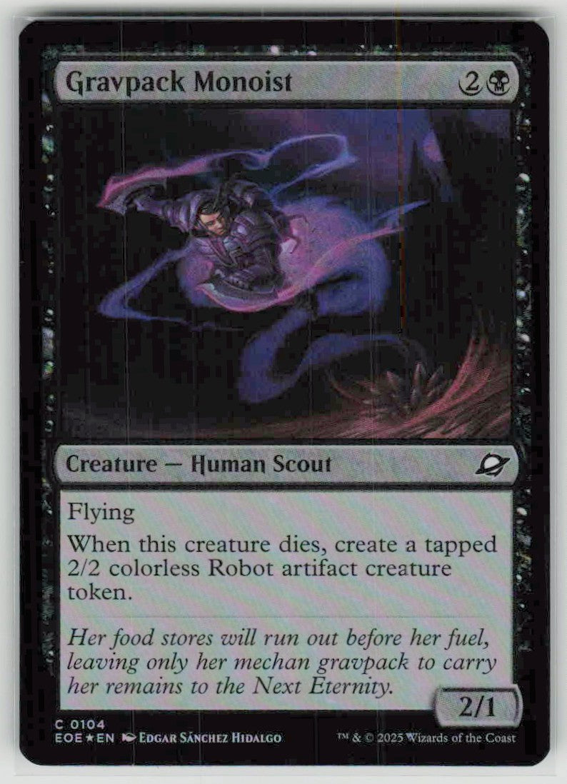 2025 Edge of Eternities 104 Gravpack Monoist